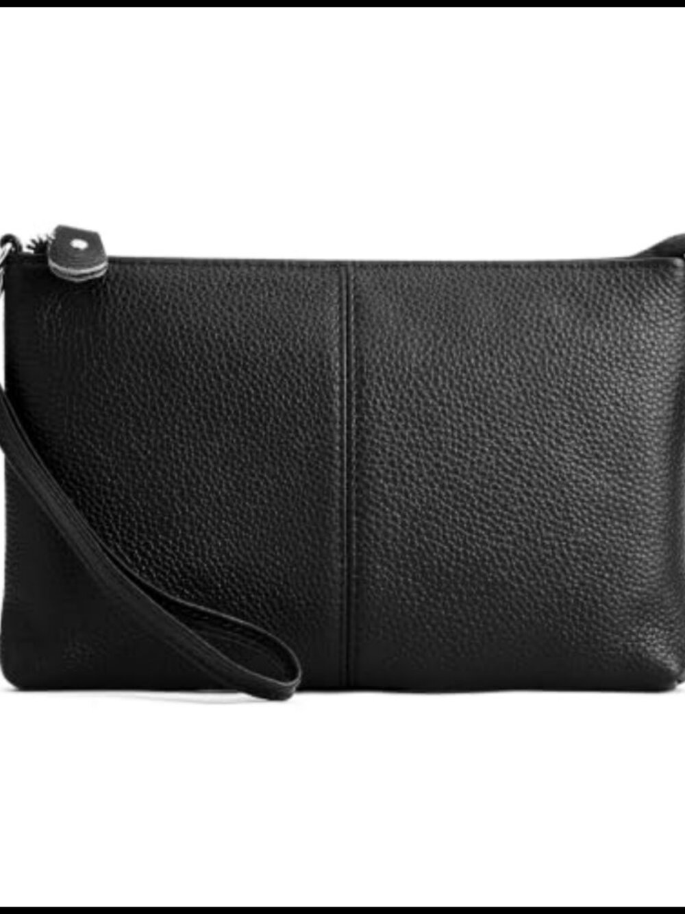 Genuine Leather Small Crossbody Bag RFID Wristlet Wallet Purse